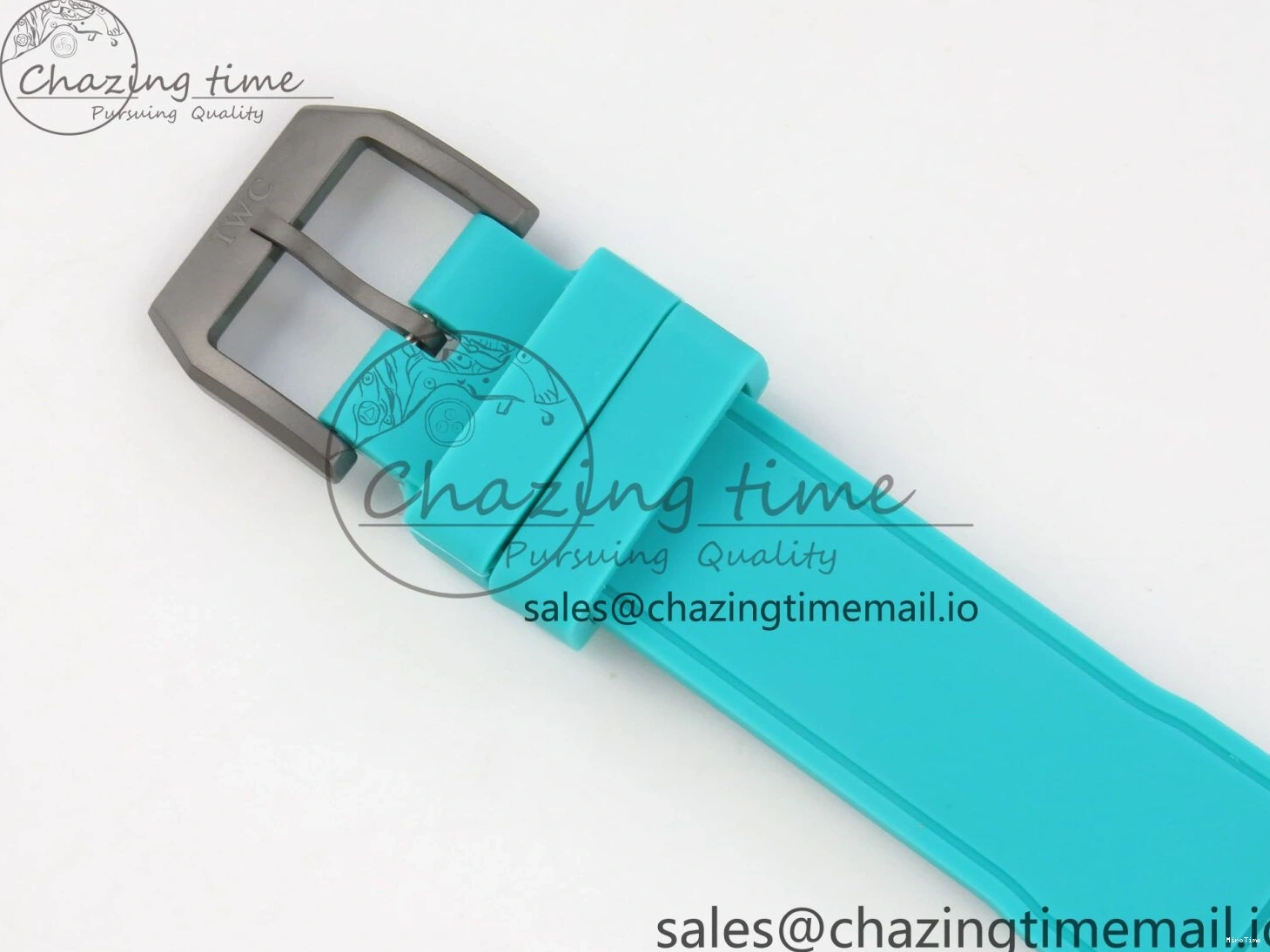 MIROTIME 0419 Pilot Mark XX BLSF 1:1 Best Edition Black Blue Dial on Blue Rubber Strap MIYOTA Sleek 6989